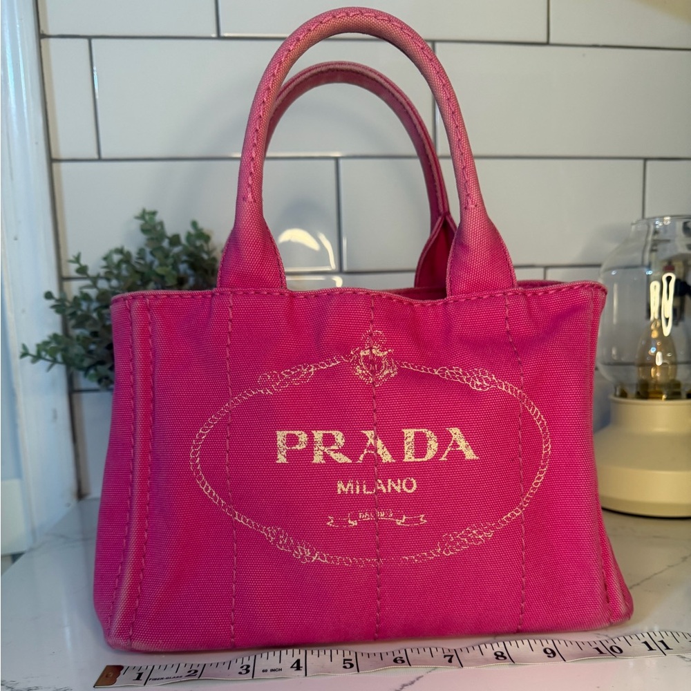 Authentic Prada Pink Tote Bag